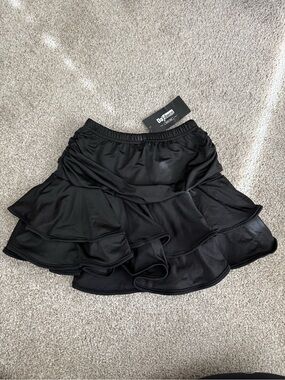 Black Ruffled Ballroom/Dance Skirt
